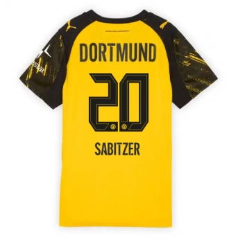 Billige Fotballdrakt Borussia Dortmund Marcel Sabitzer #20 Replika Hjemmedrakt Dame 2025-26 Kortermet